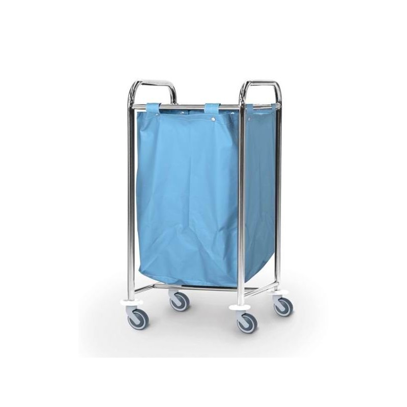 Carro de transporte de ropa sucia Carros de servicio MOBILIARIO GREX uso clínico,médico,hospitalario,dental y laboratorio.